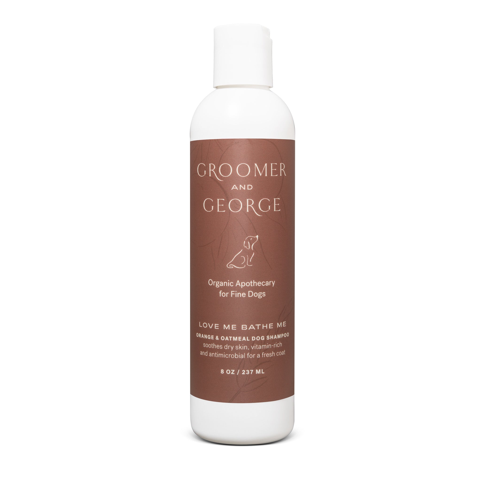 Love Me Bathe Me Orange & Oatmeal Dog Shampoo | Groomer And George