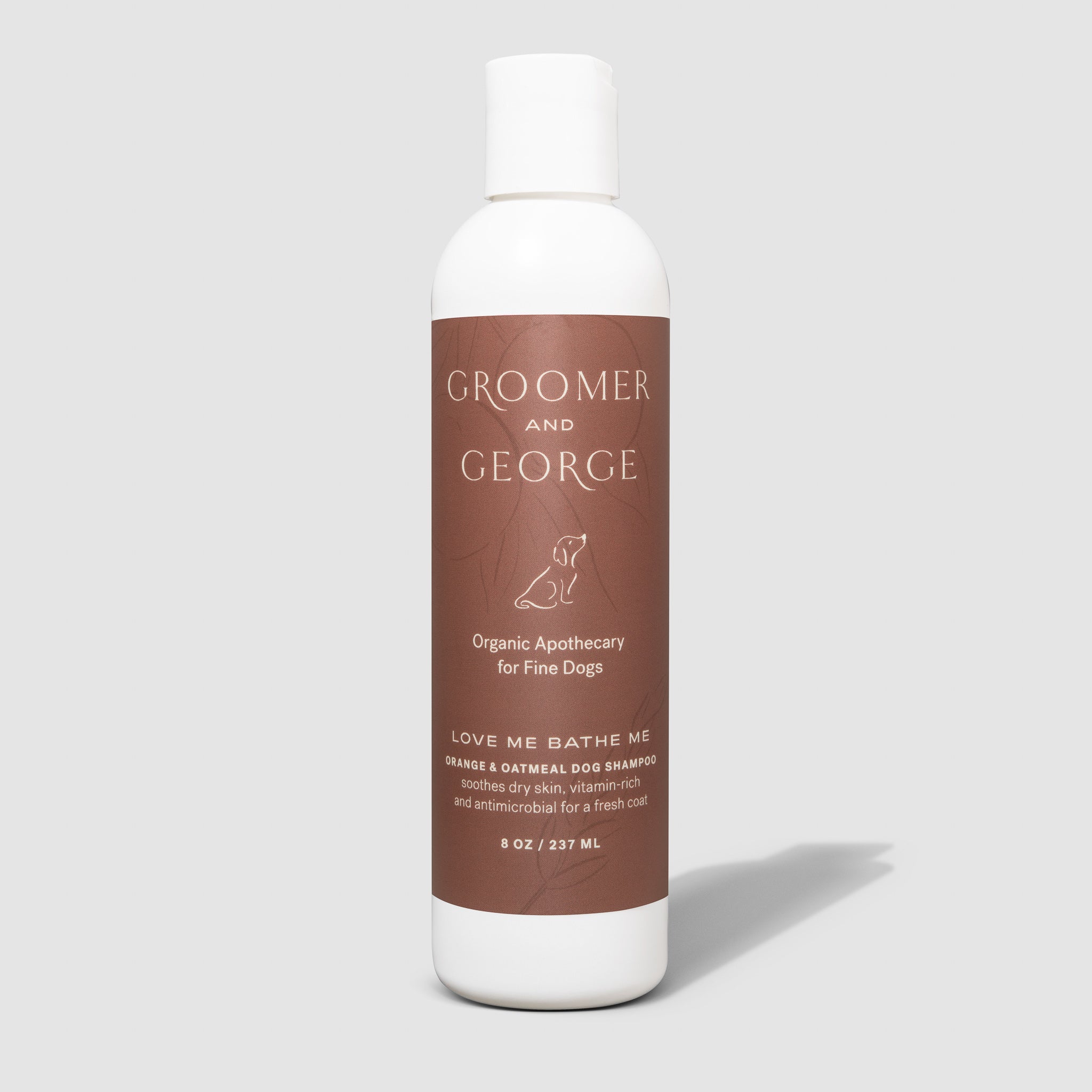 Love Me Bathe Me Orange & Oatmeal Dog Shampoo | Groomer And George